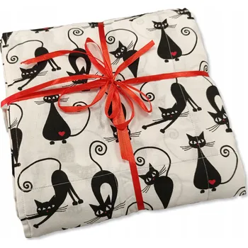 přikrývka Senzorická zátěžová deka pro děti 100x150 cm - motiv kočky