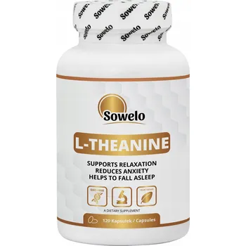 Doplněk stravy L-Theanin 200 mg Sowelo veganské kapsle 120 ks