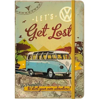 Zápisník VW Bulli Let's Get Lost