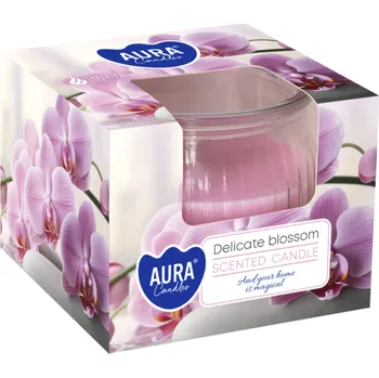 Svíčka Nohel Garden Svíčka ve skle JEMNÉ KVĚTINY vonná 80g