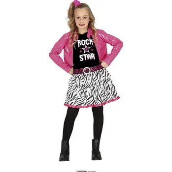 Karnevalový kostým Fiestas Guirca Rocková hvězda - kostým - věk 5 - 6 roků - 110 - 115 cm