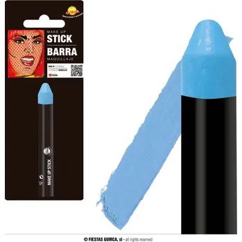 Karnevalový doplněk Fiestas Guirca Kosmetická barevná tužka - líčidlo světlemodré