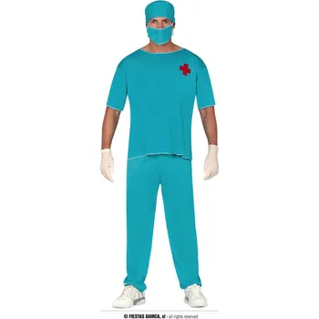 Fiestas Guirca Pánský kostým CHIRURG - velikost L - 52/54