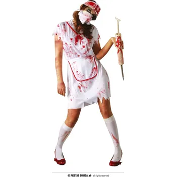 Karnevalový kostým Fiestas Guirca Kostým zdravotní sestra - ZOMBIE - velikost L 42/44