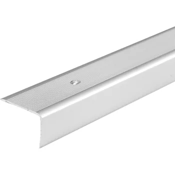 Podlahová lišta Profilteam schodová lišta šroubovací 41x27x2700 Stříbrná E01