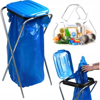 Odpadkový koš KADAX STOJAN NA VRECKY NA TŘÍDĚNÍ ODPADU 120L