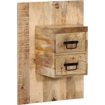 Noční stolek vidaXL Noční stolek 60x32x80 cm hrubý mangovník [4017527]