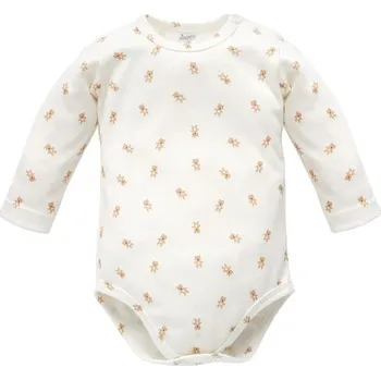 Kojenecký body PINOKIO Body dlouhý rukáv Lovely Day Beige MEDVÍDCI - 80