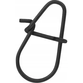 OBRATLÍK S KARABINKOU SPRO MATTE BLACK HD SNAP #7MM