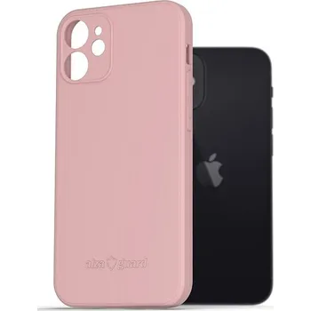 Pouzdro na mobilní telefon AlzaGuard Matte TPU Case pro iPhone 12 Mini růžový