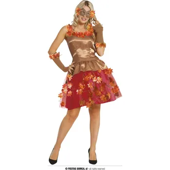 Karnevalový kostým Fiestas Guirca Lístková víla hnědá - velikost M 38/40