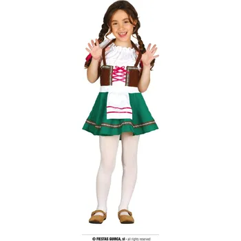 Karnevalový kostým Fiestas Guirca Tyrolanka - kostým - věk 5 - 6 roků - 110 - 115 cm