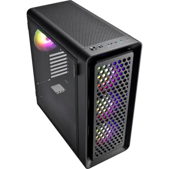 PC skříň Fortron FSP CUT593A/Big Tower/Transpar./Černá