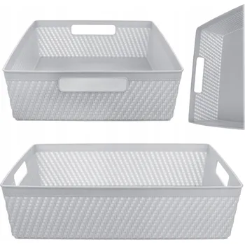 Úložný box Univerzální koš plast šedý