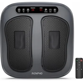 Masážní přístroj Vibrační masážní přístroj na nohy Renpho + dálkové ovládání, černý