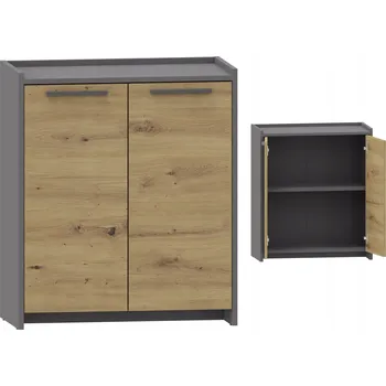 Komoda Komoda ALTIVO COM 70 2D artisan-antracyt velká skříňka do kanceláře na šanony