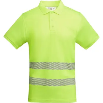 Pánské oblečení ROLY Polokošile Atrio, reflexní, krátký rukáv, pánská E9318-221-L L Žlutá svítivě