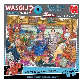 Puzzle Wasgij Retro Mystery 9 - Zugüberfall - Puzzle 1000 Teile (DA)