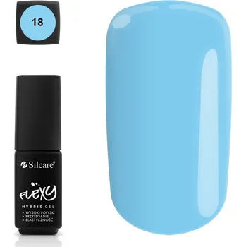 Lak na nehty Silcare Flexy Hybrid Gel 18 hybridní lak 4,5 g