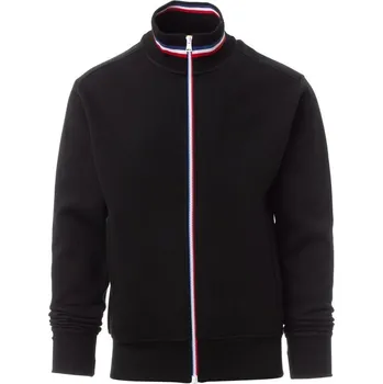 Pánská mikina Payperwear Pánská mikina Nazionale s kontrastním zipem Barva: černá - červená - bílá, Velikost: 3XL