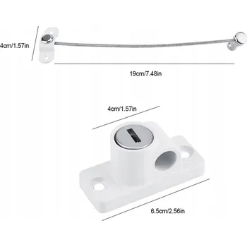 Příslušenství pro čtečku elektronické knihy Zabezpečení oken antracit Blokace okna s klíčem
