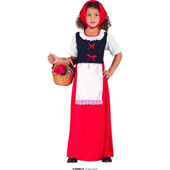 Karnevalový kostým Fiestas Guirca Červená Karkulka - kostým na karneval - věk 7 - 9 roků - 125 - 135 cm