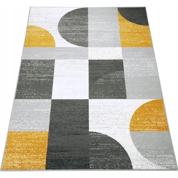 Koberec Koberec Eureka Home bílý obdélníkový s krátkým vlasem 150x100 cm