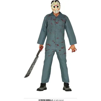 Karnevalový kostým Fiestas Guirca Psychopat - kostým na halloween - velikost M - 48/50