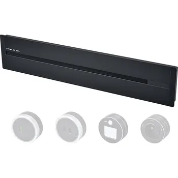 Elektrická zásuvka Viking Zásuvková lišta - zápustná Viking LZ60B/230V,50Hz/60cm délka/černá/až 7 modulů/IP20/hliník/zápustná