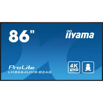 Monitor iiyama 86" iiyama LH8664UHS-B2AG:IPS,4K,24/7, Android