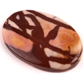 Korálek Kabošon Outback Jaspis č.4161 (40x26x6mm)