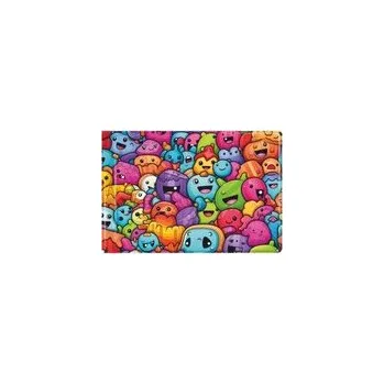 Set školních potřeb Okładka na dokumenty ucznia małe monsters