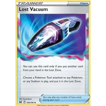 Sběratelská karetní hra Pokémon LOR 162/196 Lost Vacuum - Lost Origin Stav: Near Mint, Verze: REVERSE HOLO