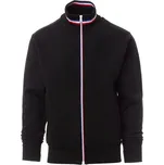 Payperwear Pánská mikina Nazionale s kontrastním zipem Barva: černá - červená - bílá, Velikost: XXS