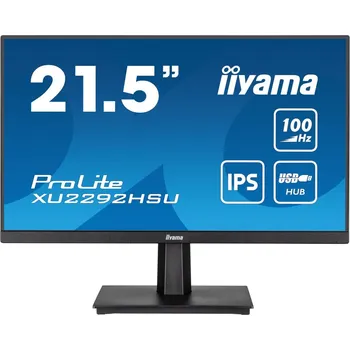 Monitor iiyama iiyama ProLite/XU2292HSU-B6/21,5"/IPS/FHD/100Hz/0,4ms/Black/3R