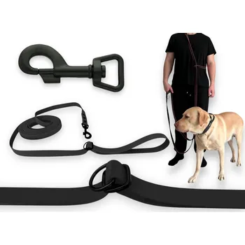 Vodítko pro psa VODÍTKO NASTAVITELNÁ, PŘEPÍNATELNÁ, VODĚODOLNÁ, MĚKKÁ, BIOTHANE PVC| 10 M, 20 MM