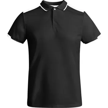 Pánské oblečení ROLY Polokošile Tamil, sportovní, krátký rukáv, pánská E0402-0201-M M Černá/bílá