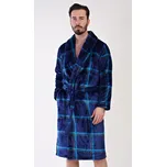 Vienetta MAN Pánský župan se šálovým límcem Richard: tmavě modrá L