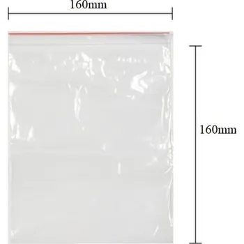 Sáček na potraviny Zip sáčky 160 x 160 mm, 100 ks