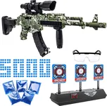 Puška M762 na gelové kuličky zelená +…