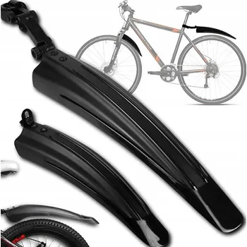 Blatník na kolo Kompletní blatník BRAT CLASSIC černý