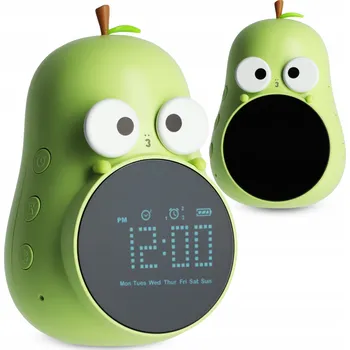 Budík Noční Lampa LED Budík Hodiny Digitální pro děti Akumulátorový USB