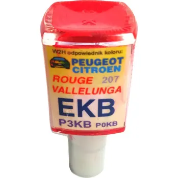 Autolak ARASYSTEM Lakovací tužka EKB - P3KB Rouge Vallelunga Peugeot (1987-2007) a Citroën (1993-2019) 10 ml