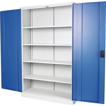 Skříňka na nářadí Kovová dílenská skříň Manutan Expert, 195 x 120 x 42,1 cm + Prodloužená záruka na 10 let