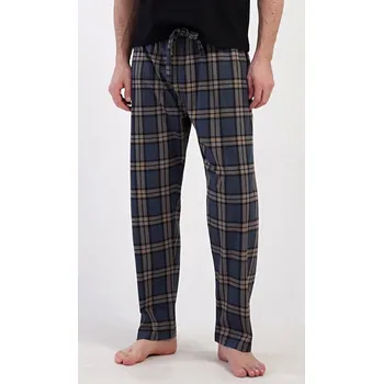 Pánské pyžamo Vienetta MAN Pánské pyžamové kalhoty Luis: tmavě šedá L