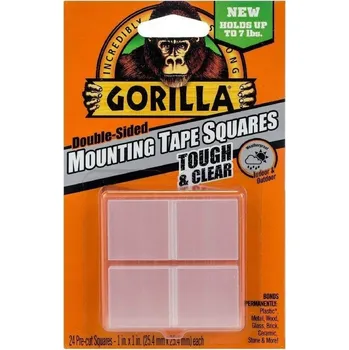 Lepicí páska Průhledná oboustranná lepicí páska Gorilla, 1,5 m x 25,4 mm