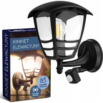 Nástěnné svítidlo Nástěnné svítidlo LEDTechnics černé E27 18 W