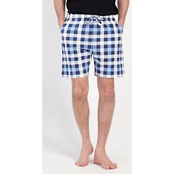 Pánské pyžamo Vienetta MAN Pánské pyžamové šortky Sebastian: modrá XL