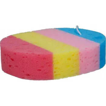 Houbička do koupele na mytí těla a masáž se šňůrkou