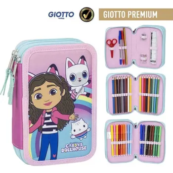 Penál Cerda Školní penál třípatrový GÁBININ KOUZELNÝ DOMEK s výbavou